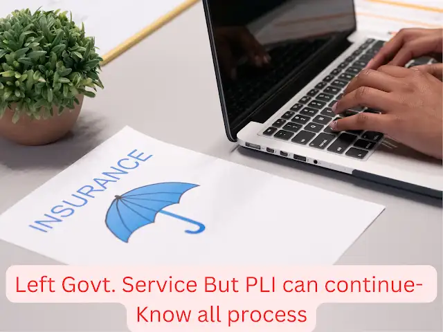 PLI Policy can continue after left Government Service 