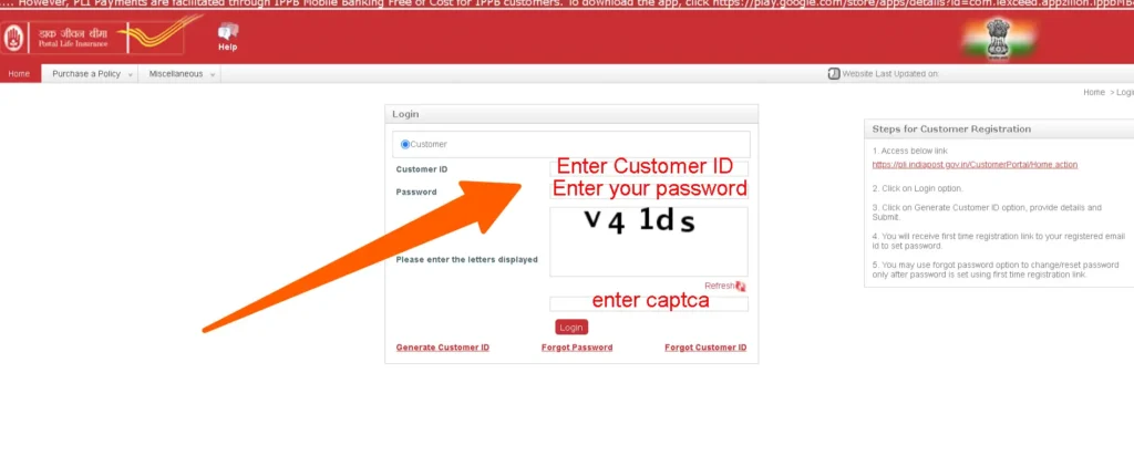 how to check PLI status online